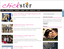 Tablet Screenshot of chickstermag.com